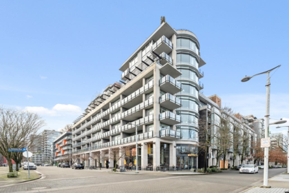 Aerial View of 302 1625 Manitoba Street, Vancouver, BC