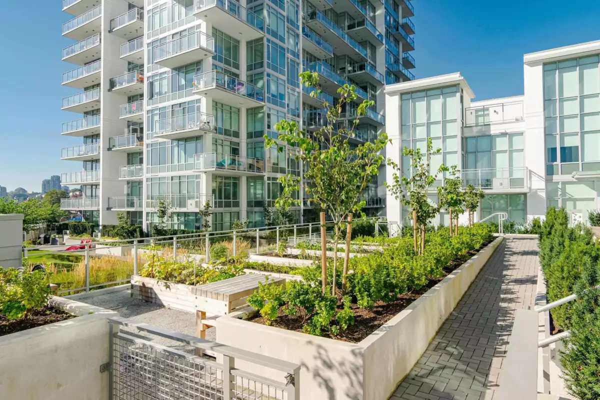 Entry Foyer Photo of 408 258 Nelson's Court, New Westminster, BC