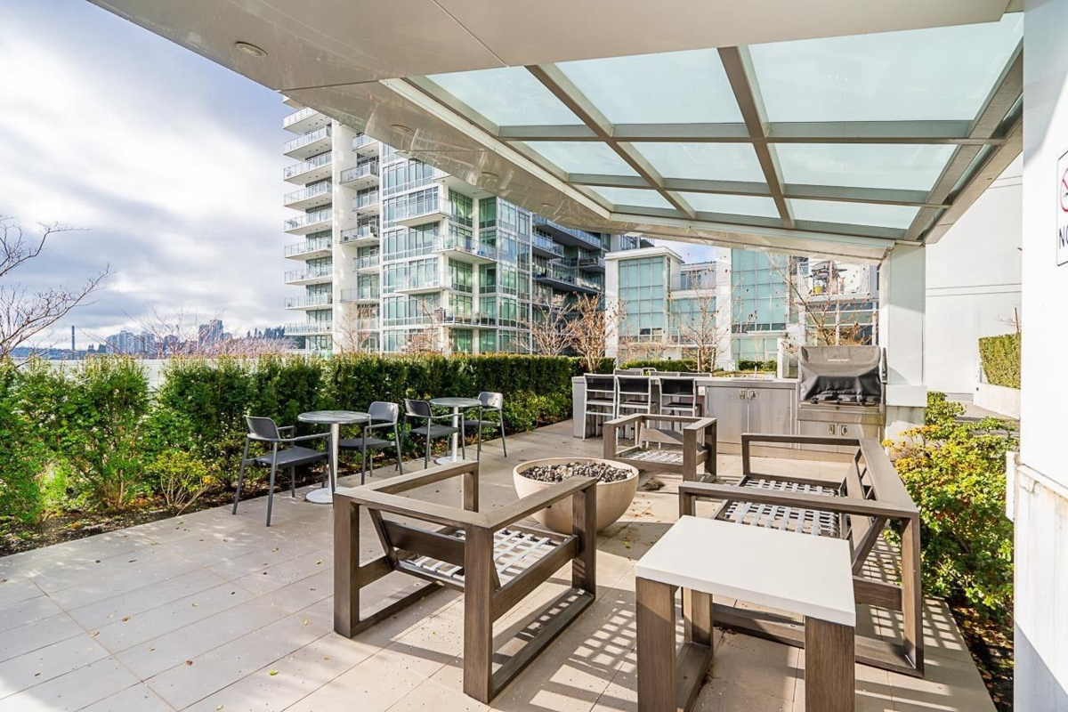 Outdoor Deck Photo of 408 258 Nelson's Court, New Westminster, BC