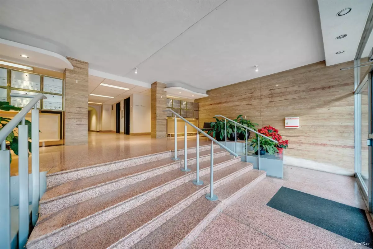 Aerial View of 320 1445 Marpole Avenue, Vancouver, BC