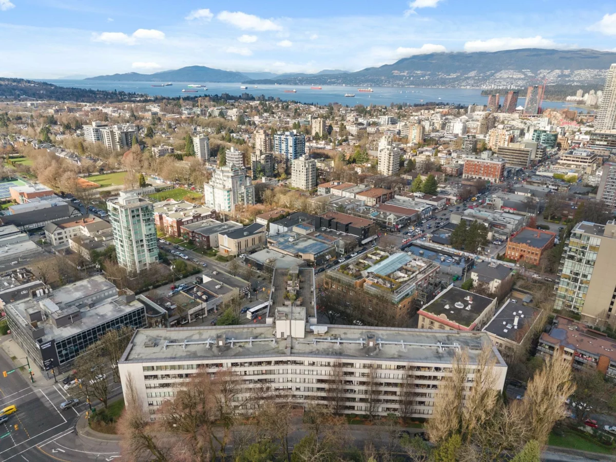 Outdoor Patio Photo of 320 1445 Marpole Avenue, Vancouver, BC