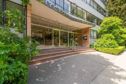 Aerial View of 320 1445 Marpole Avenue, Vancouver, BC