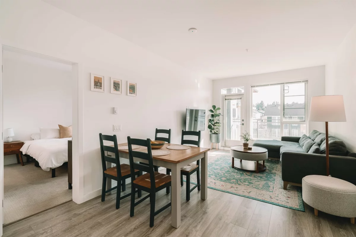 Dining Area Photo of 402 516 Foster Avenue, Coquitlam, BC