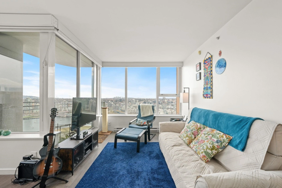 Living Room Photo of 3302 33 Smithe Street, Vancouver, BC