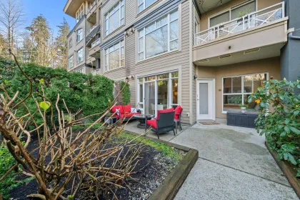 Outdoor Deck Photo of 215 3600 Windcrest Drive, North Vancouver, BC