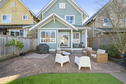 Backyard Photo of 133 Star Crescent, New Westminster, BC