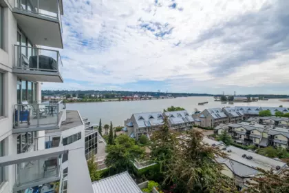 Outdoor Deck Photo of 1012 988 Quayside Drive, New Westminster, BC