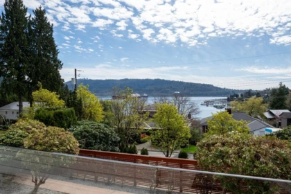 Aerial View of 4493 Epps Avenue, North Vancouver, BC