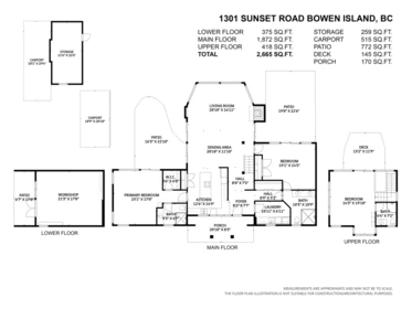 Playground / Recreational Area Near 1301 Sunset Road, Bowen Island, BC