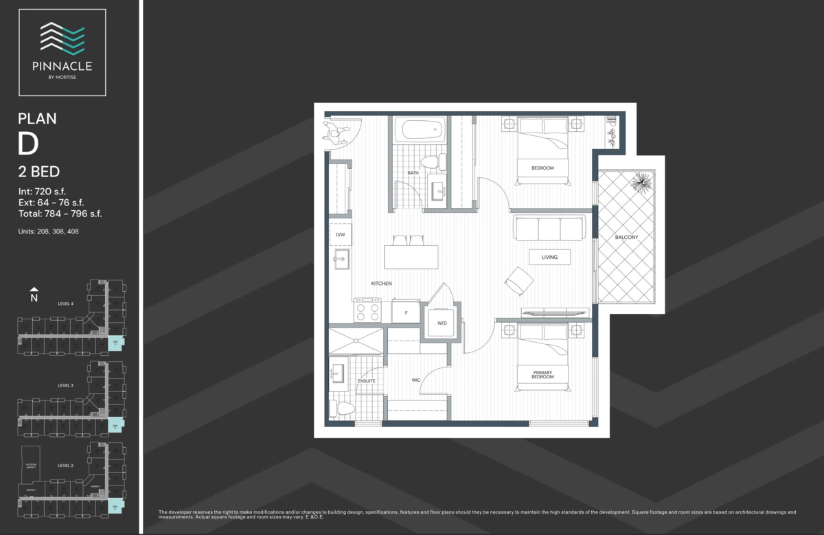 Exterior Rear Photo of 308 1609 160 Street, Surrey, BC