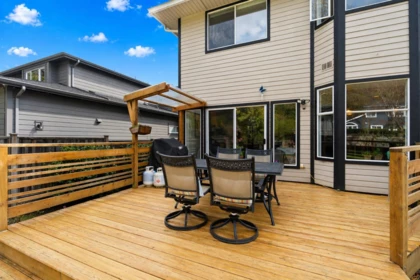 Aerial View of 1618 Draycott Road, North Vancouver, BC