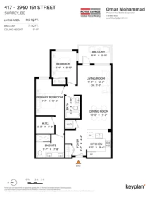 Outdoor Deck Photo of 417 2960 151 Street, Surrey, BC