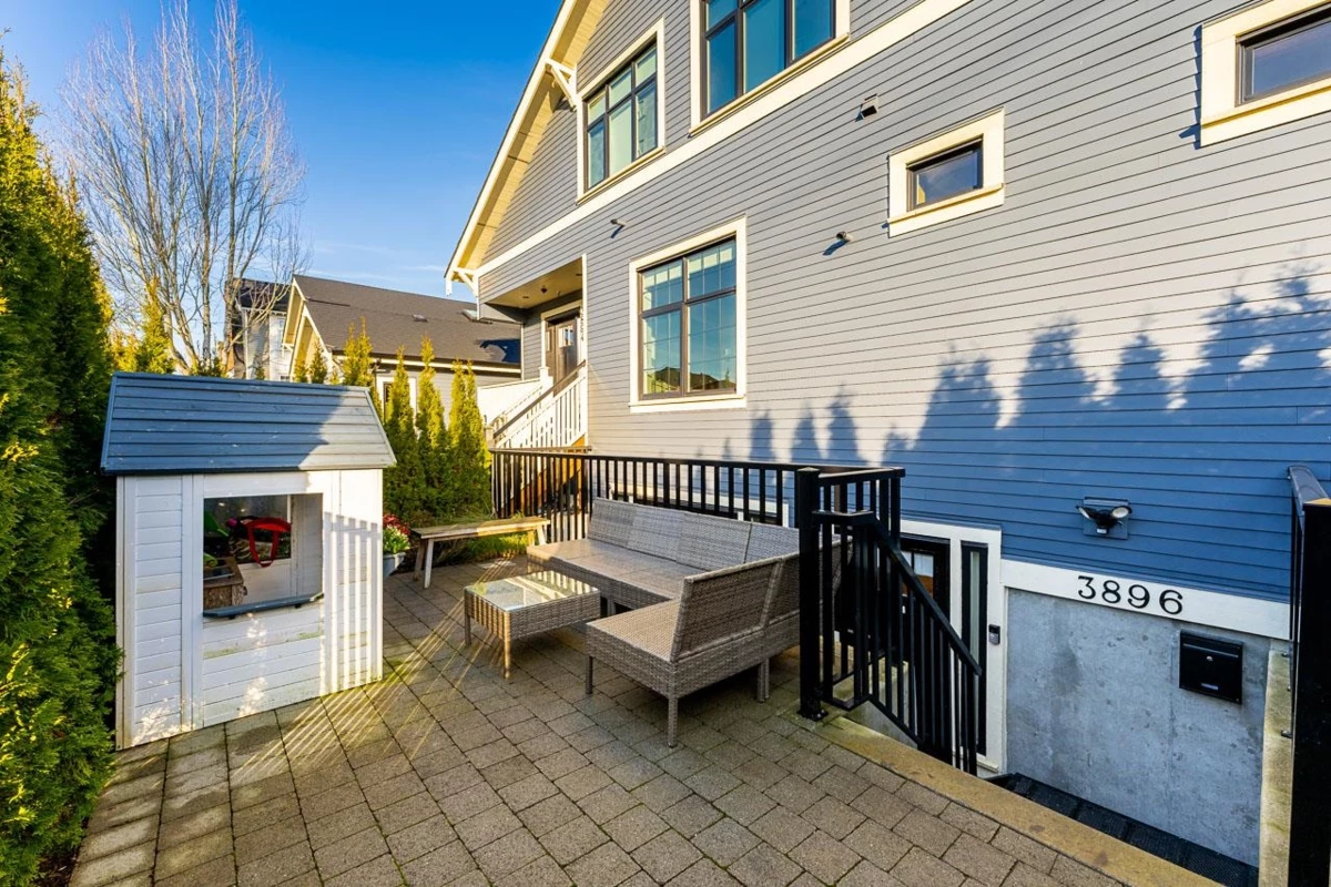 Exterior Rear Photo of 3896 Welwyn Street, Vancouver, BC