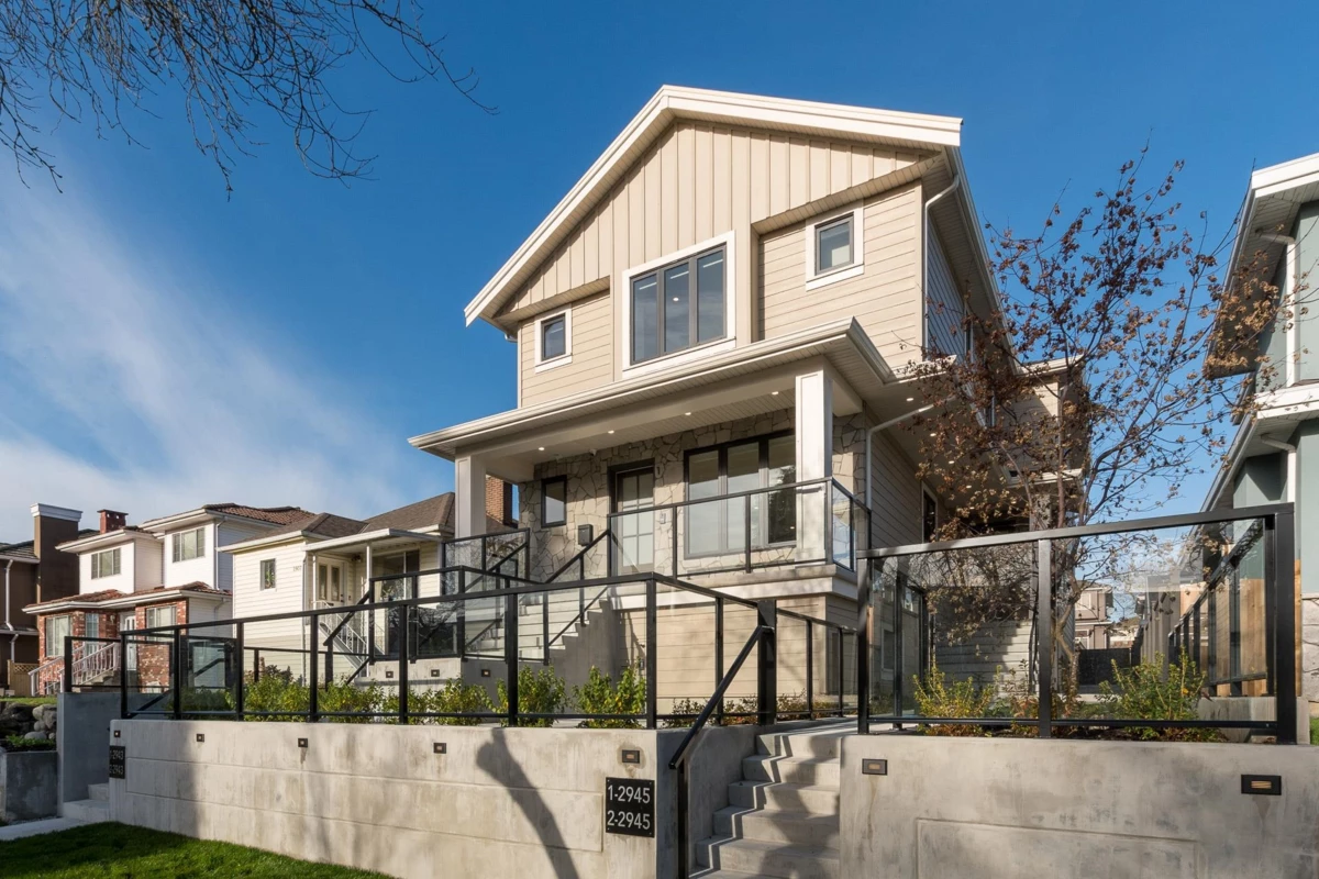 Exterior Rear Photo of 1 2945 E 44th Avenue, Vancouver, BC