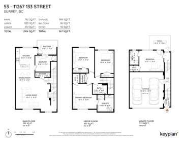 Kitchen Photo of 53 11267 133 Street, Surrey, BC
