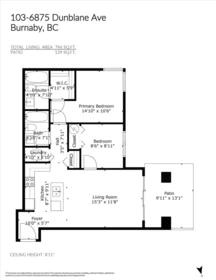 Staircase Photo of 103 6875 Dunblane Avenue, Burnaby, BC