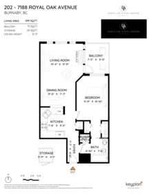 Kitchen Photo of 202 7188 Royal Oak Avenue, Burnaby, BC