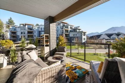 Outdoor Patio Photo of 202 5384 Tyee Lane, Chilliwack, BC