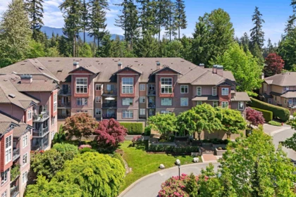 Aerial View of 306 1140 Strathaven Drive, North Vancouver, BC