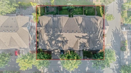 Aerial View of 16 5837 Sappers Way, Chilliwack, BC