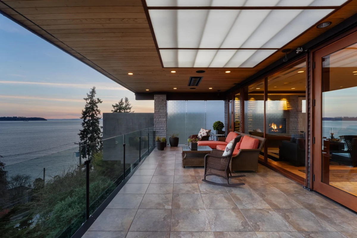 Exterior Rear Photo of 3673 Sunset Lane, West Vancouver, BC