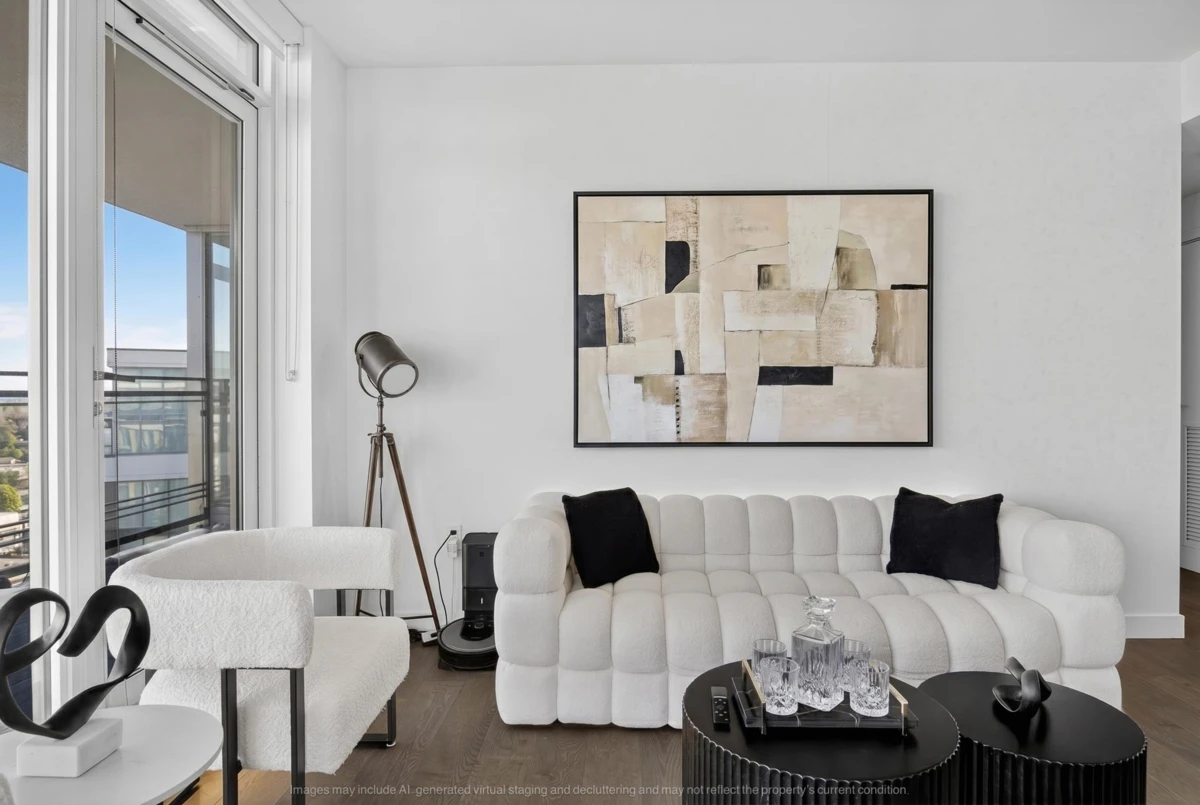 Living Room Photo of 1700 3280 Corvette Way, Richmond, BC