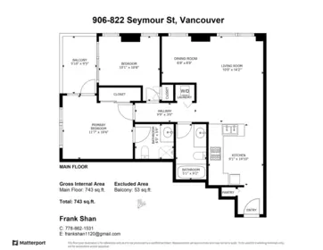 Outdoor Kitchen Photo of 906 822 Seymour Street, Vancouver, BC
