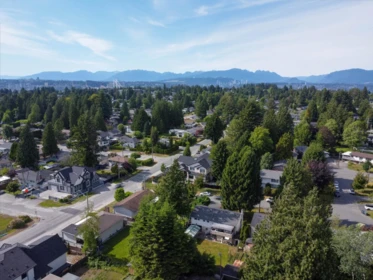 Aerial View of 13035 98a Avenue, Surrey, BC