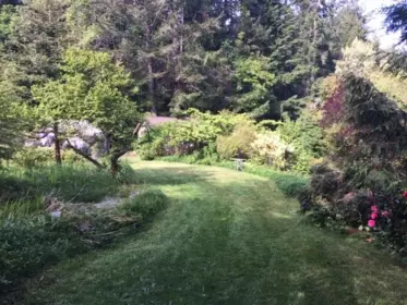Aerial View of 380 S Warbler Road, Galiano Island, BC