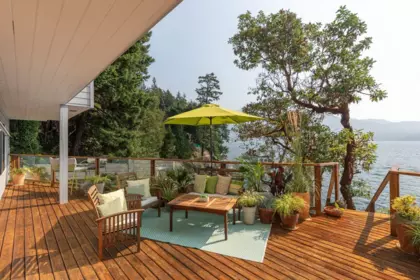 Backyard Photo of 1483 Webb Road, Bowen Island, BC
