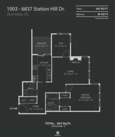 Garden / Landscaping Photo of 1003 6837 Station Hill Drive, Burnaby, BC