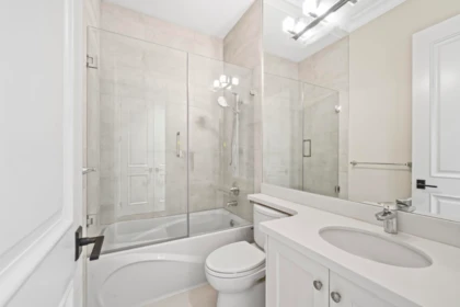 Aerial View of 4347 W 9th Avenue, Vancouver, BC