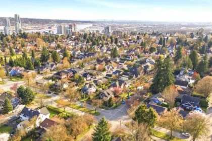 Backyard Photo of 416 Second Street, New Westminster, BC