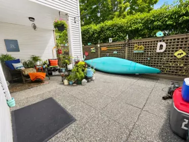 Backyard Photo of 104 15991 Thrift Avenue, White Rock, BC