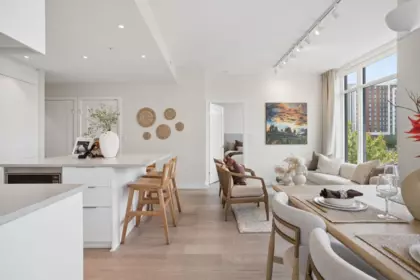 Kitchen Island Photo of 309 6138 Birney Avenue, Vancouver, BC
