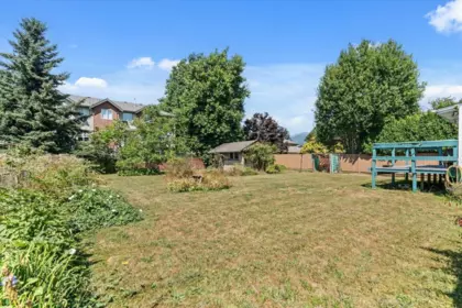 Aerial View of 9481 Woodbine Street, Chilliwack, BC