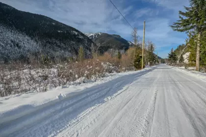 Aerial View of H68 Strawberry Lane, Sunshine Valley, BC