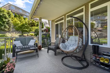 Aerial View of 5602 Thom Creek Drive, Chilliwack, BC