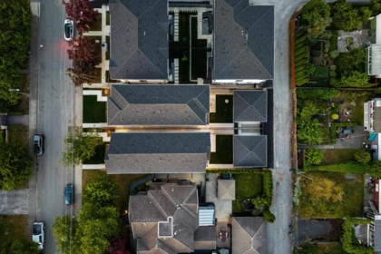 Aerial View of 4 6682 Napier Street, Burnaby, BC