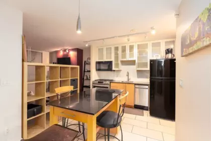 Living Room Photo of 401 1225 Richards Street, Vancouver, BC