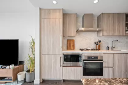 Exterior Rear Photo of 1501 1768 Cook Street, Vancouver, BC