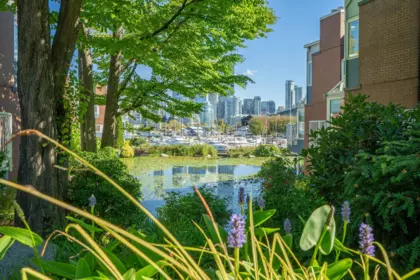 Outdoor Deck Photo of 508 1508 Mariner Walk, Vancouver, BC