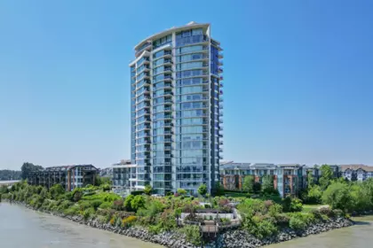 Aerial View of TH210 210 Salter Street, New Westminster, BC