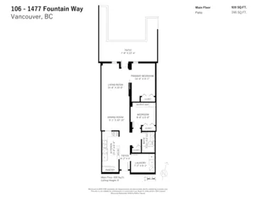 Playground / Recreational Area Near 106 1477 Fountain Way, Vancouver, BC