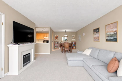 Living Room Photo of 203 1840 E Southmere Crescent, Surrey, BC