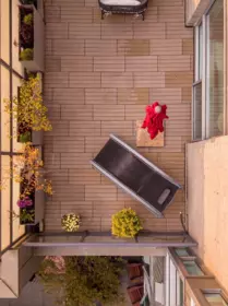Aerial View of 406 928 Richards Street, Vancouver, BC