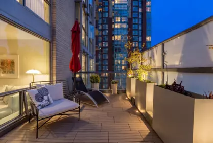Outdoor Deck Photo of 406 928 Richards Street, Vancouver, BC