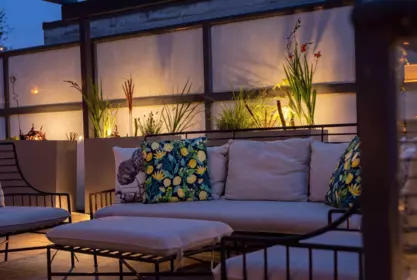Outdoor Patio Photo of 406 928 Richards Street, Vancouver, BC