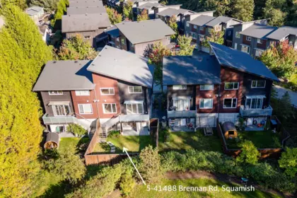 Aerial View of 5 41488 Brennan Road, Squamish, BC