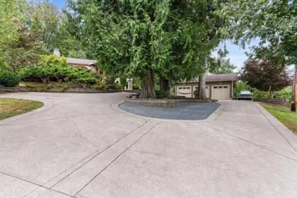 Aerial View of 5471 Huston Road, Chilliwack, BC
